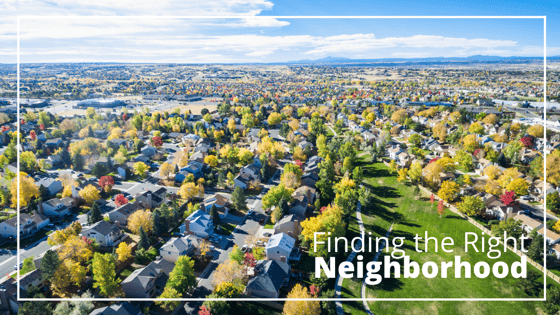 Finding the Right Neighborhood