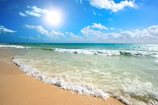 go to a beach